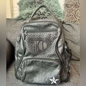 Rebel Athletic Dream Bag – Large, Black with Black Zipper and Black Crystals